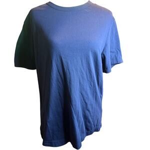 Buck Mason Made In The USA Black Cotton Crewneck Tee, Men's Size Large